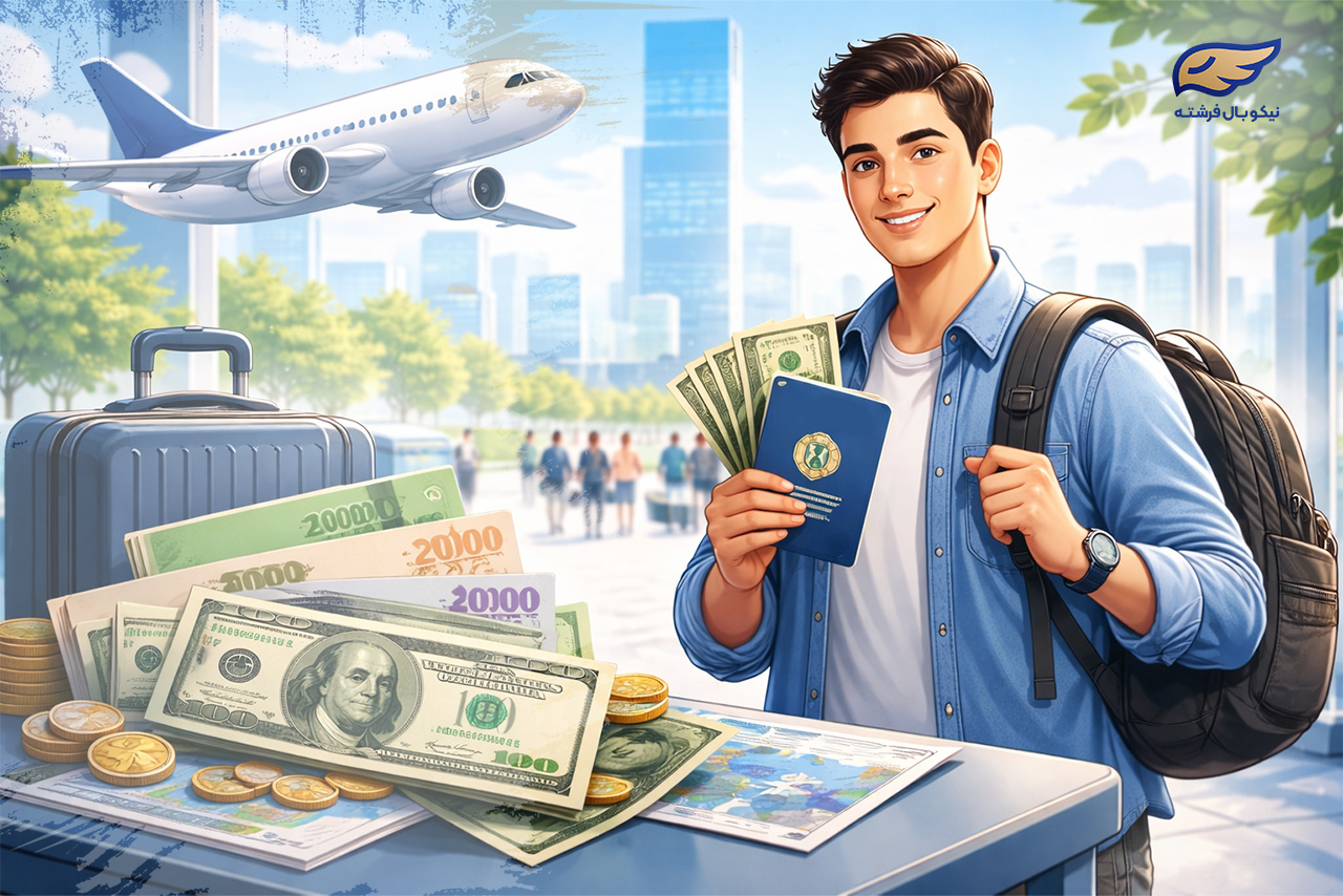 ارز مسافرتی ۱۴۰۵، آخرین نرخ ارز مسافرتی، عوارض خروج و راهنمای دریافت ارز