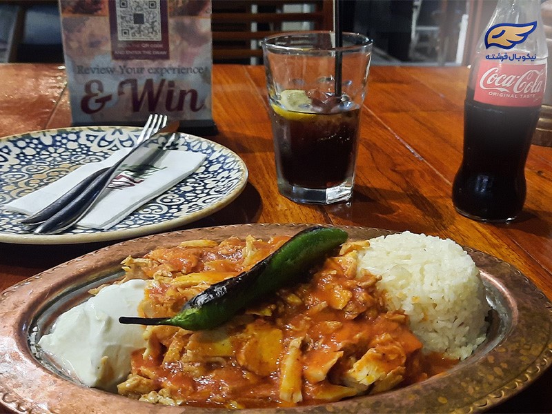 غذای عربی در رستورانی لوکس در دبی